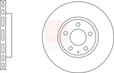 2x Brake Discs Pair Vented fits MAZDA CX3 DK 1.5D Front 15 to 18 295mm Set New