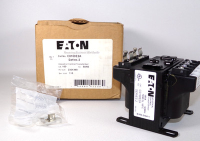 Eaton C0100E2A Industrial Control Transformer 50/60Hz, 100VA, PV: 230x460