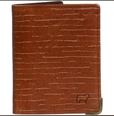 Will Leather Goods Brown Bi Fold Wallet NEW