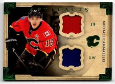 2013-14 Artifacts Horizontal Jerseys Patches Emerald Michael Cammalleri
