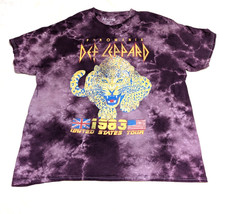 Def Leppard T Shirt 1983 Pyromania World Tour Large New 5797