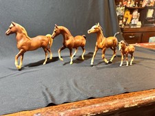 Vintage Breyer Horses Medium size lot of 3 plus 1 colt