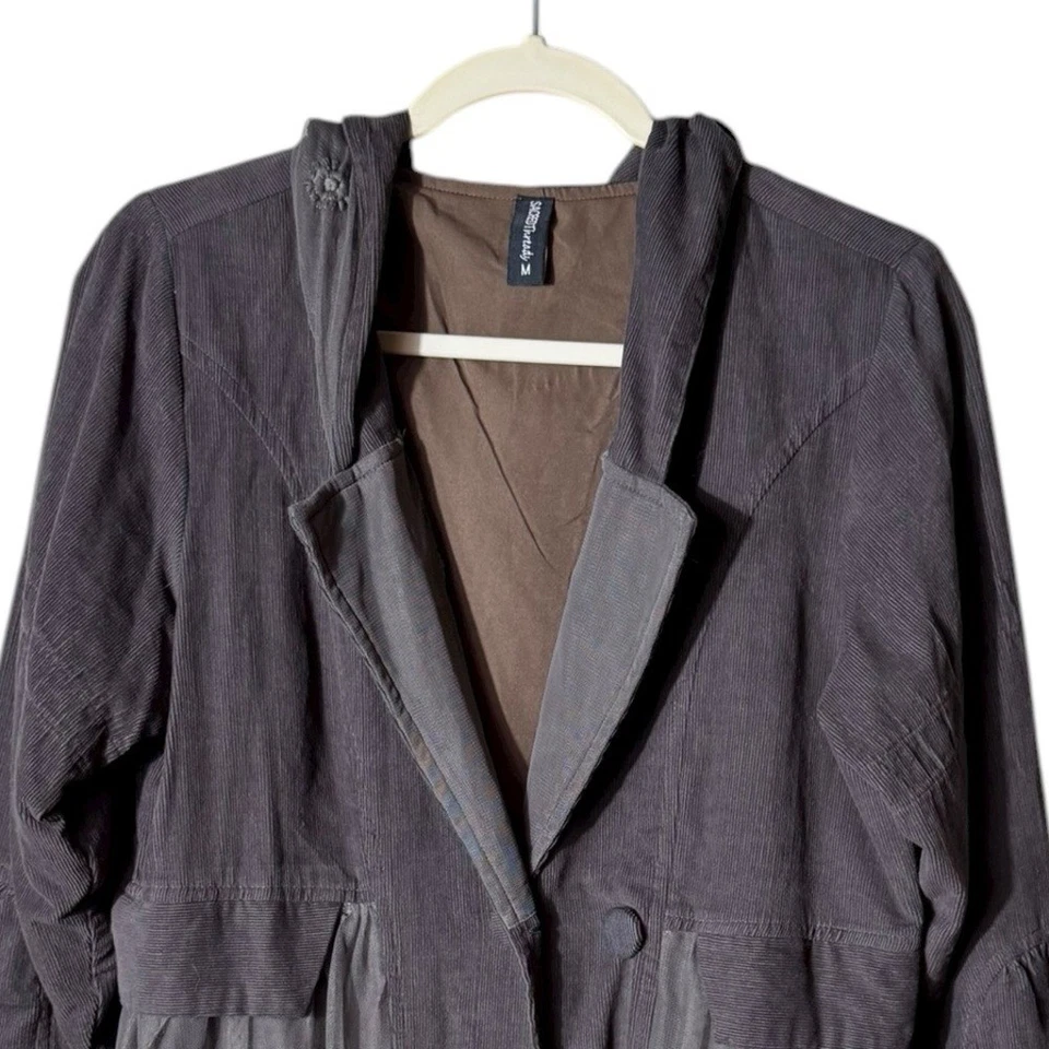 Sacred Threads Womens Fairy Grunge Lace Jacket Medium Whimsigoth Bohemian Gypsy - Image 2 of 4