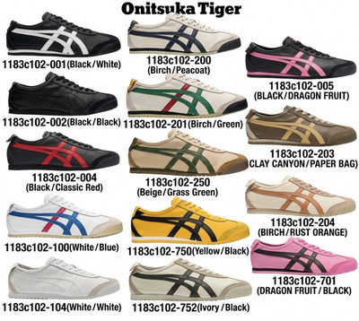 Onitsuka Tiger MEXICO 66 Sneakers Unisex Shoes 1183C102 Various colors Size