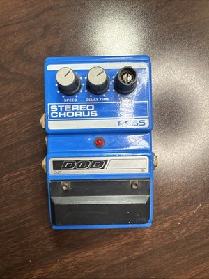 DOD FX65 Stereo Chorus Analog Guitar Effects Pedal w/ Box & Manual