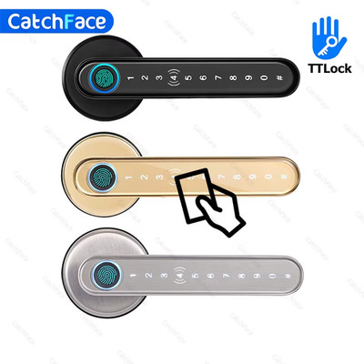 Bluetooth Biometric Fingerprint Card Code lock with Keys  TTlock APP Digital Sma
