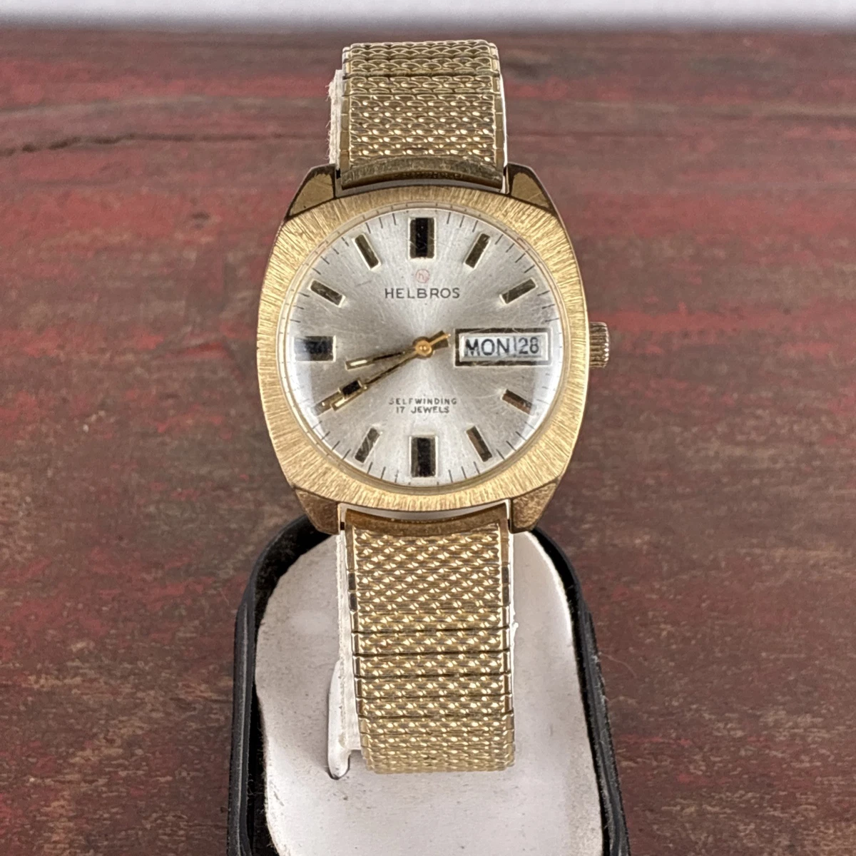 Helbros Leather Wristwatches for sale | eBay