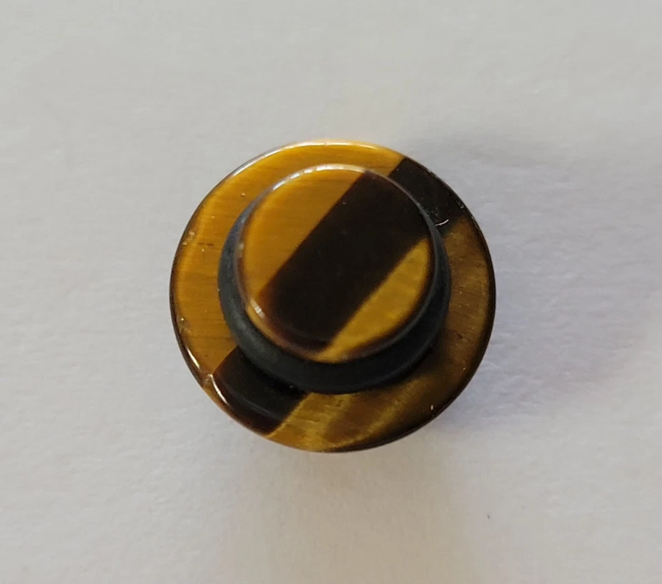 正品 Kameleon Poprock Murano 玻璃棕色和金色流行音乐 — 第 3/3 张图片