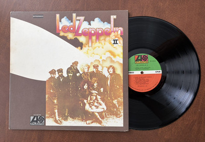 First Press  LED ZEPPELIN II 2 Record Vinyl LP Atlantic SD8236 Plays VG+ NM cvr