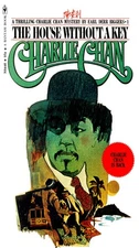 Paperback Cover Poster -Charlie Chan -The House Without a Key (1974) Art 14"x24"