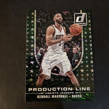 2014-15 Panini Donruss - Production Line Assists Kendall Marshall #2 Swirlorama