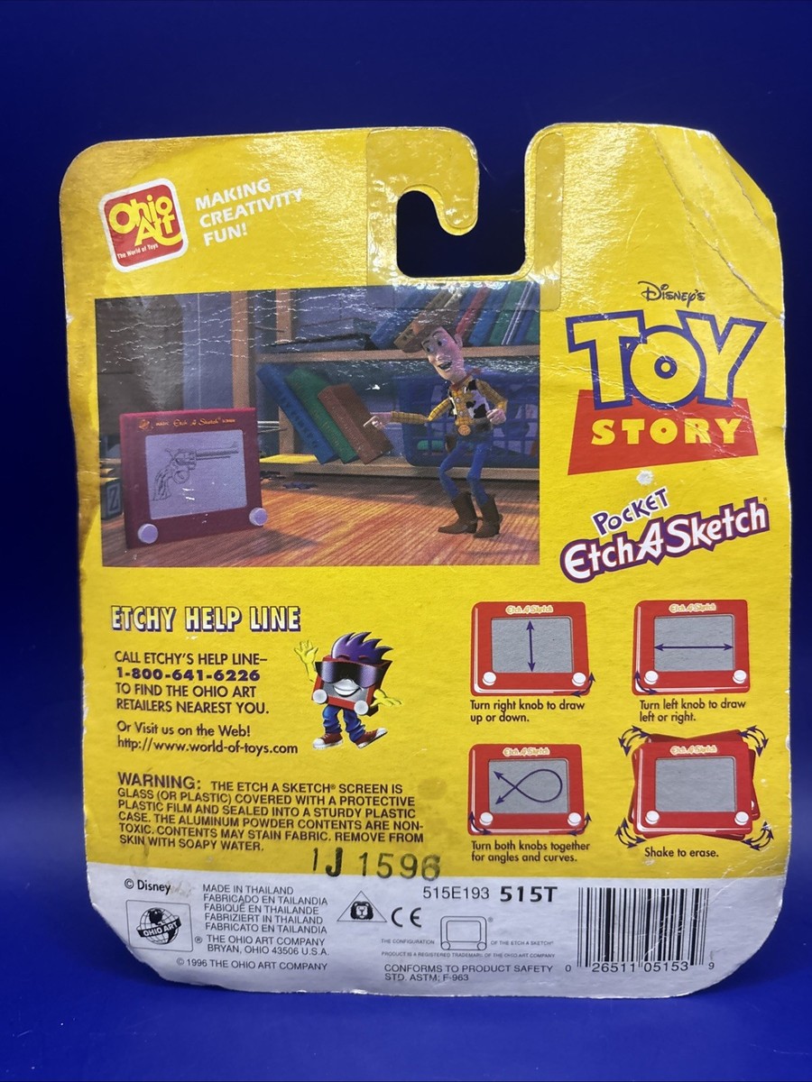 Disney Toy Story Ohio Art Etch A Sketch Mini Pocket Magic Screen