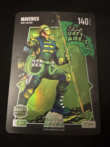 2026 BoBA Battle Arena Glow Battlefoil #BF-61 Maverick Cooper Flagg RC Rookie