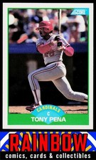 1989 Score #36 Tony Pena St. Louis Cardinals