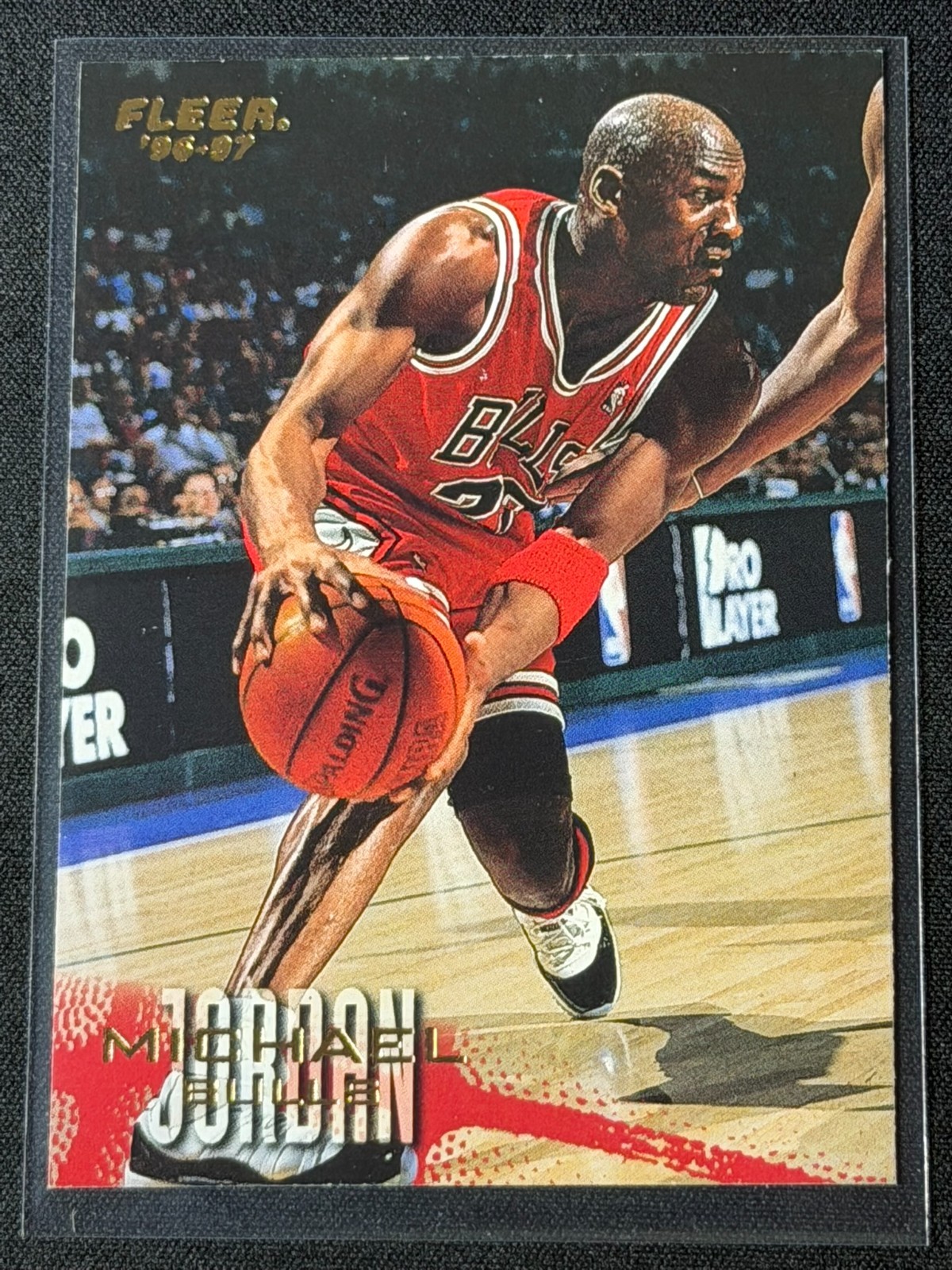 1996 Fleer Michael Jordan #13 Chicago Bulls GOAT HOF 3