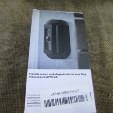 Horizontal Adjustable Angle Mount and Wall Plate for Ring Video Doorbell Wired