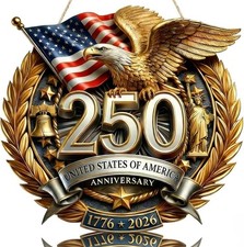 American 4Th of July Wreath 250Th Anniversary Wreaths for Front Door Patriotic E
