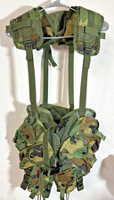 USGI Military Enhanced Tactical Load Bearing Vest Woodland 8415-01-296-8878