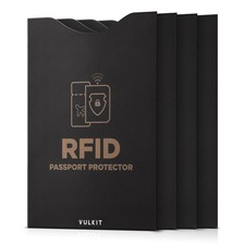 RFID Blocking Sleeves 4 Passport Holders, Anti-Theft RFID Blocker Sets Travel...