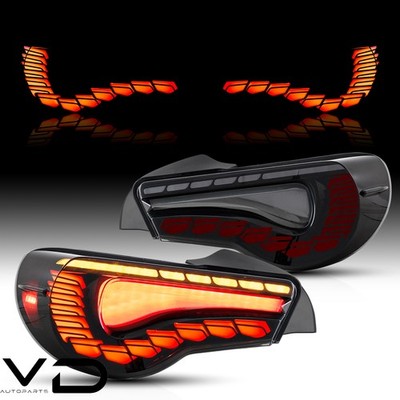 VLAND Smoke LED Taillights For 2017-20 Toyota 86/Subaru BRZ/Scion FRS Sequential