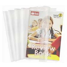 10 Pieces Transparent Book Covers Waterproof Plastic Book 21x30 Centimeters