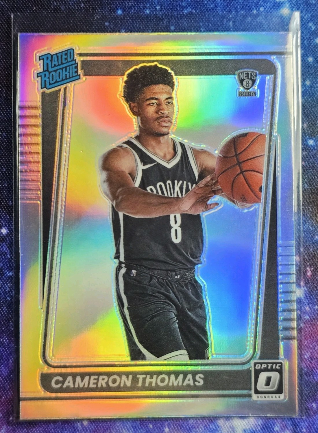 2021-22 Donruss Optic Holo Cam Thomas Rated Rookie RC Silver Prism #153