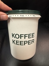 Koffee Keeper Farberware Plastic Canister 1 Quart Made in USA Coffee Vintage
