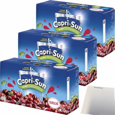 Capri Sun Kirsche 3er Pack 30×200ml Packung usy Block