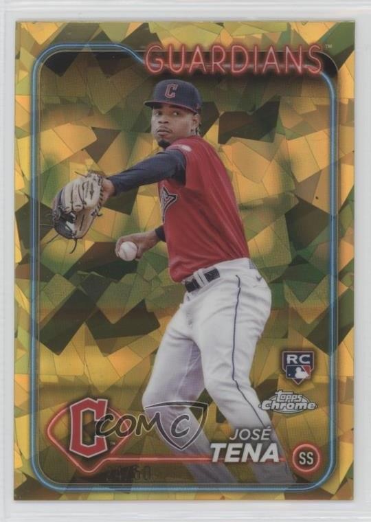 2024 Topps Chrome Sapphire Edition Gold 24/50 Jose Tena José #678 Rookie RC 6o3