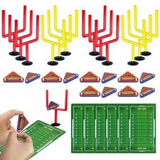 30 PCS Colors Mini Flick Football Games Table Top Sports Red Yellow