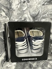 Converse Baby Shoes Navy Blue Size UK 3 EU 19 /REFG10