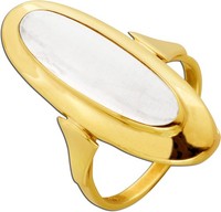 Mondstein Ring Gold 333 8K Rosa Edelstein Antikschmuck