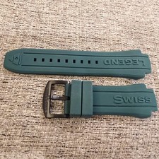 Swiss Legend Neptune Watch Strap Band Silicone Green for 53mm model ONLY