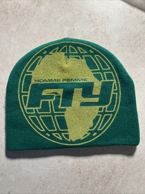 Homme Femme X FTY Diaspora Skully Cap Green N Yellow  OS $70 Sold Out