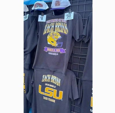 #ad Zach Bryan With Heaven On Tour Mar 28 2026 Baton Rouge LA T shirt $21.00