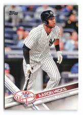 2017 Topps #181 Aaron Hicks New York Yankees