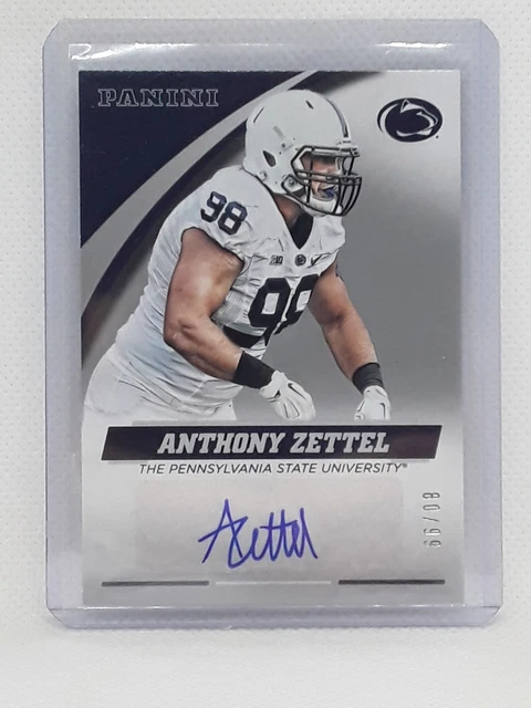 Anthony Zettel 2016 Penn State Team Collection - Autogramme Silber AUTO (80/99)