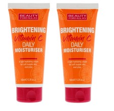 Image of 2 x Beauty Formulas Brightening Vit C Daily Moisturiser 100ml