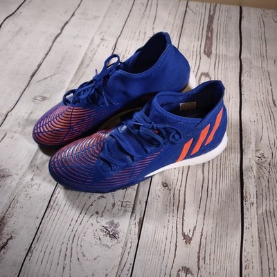 Adidas Predator Edge.3 TF Astro Fußballschuhe UK 9 blau orange GW9999