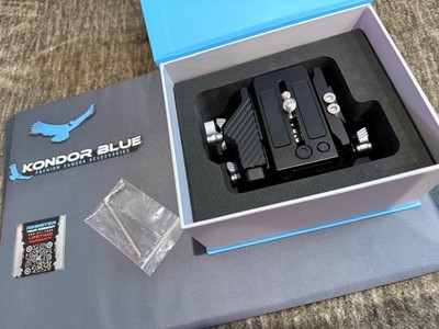 Kondor Blue 501 (QR) Adjustable Baseplate with 15mm Rods - Pro Cinema - Mint