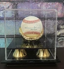 Harmon Killebrew Signed and Inscribed Baseball w/ Custom Display Cube Autograph