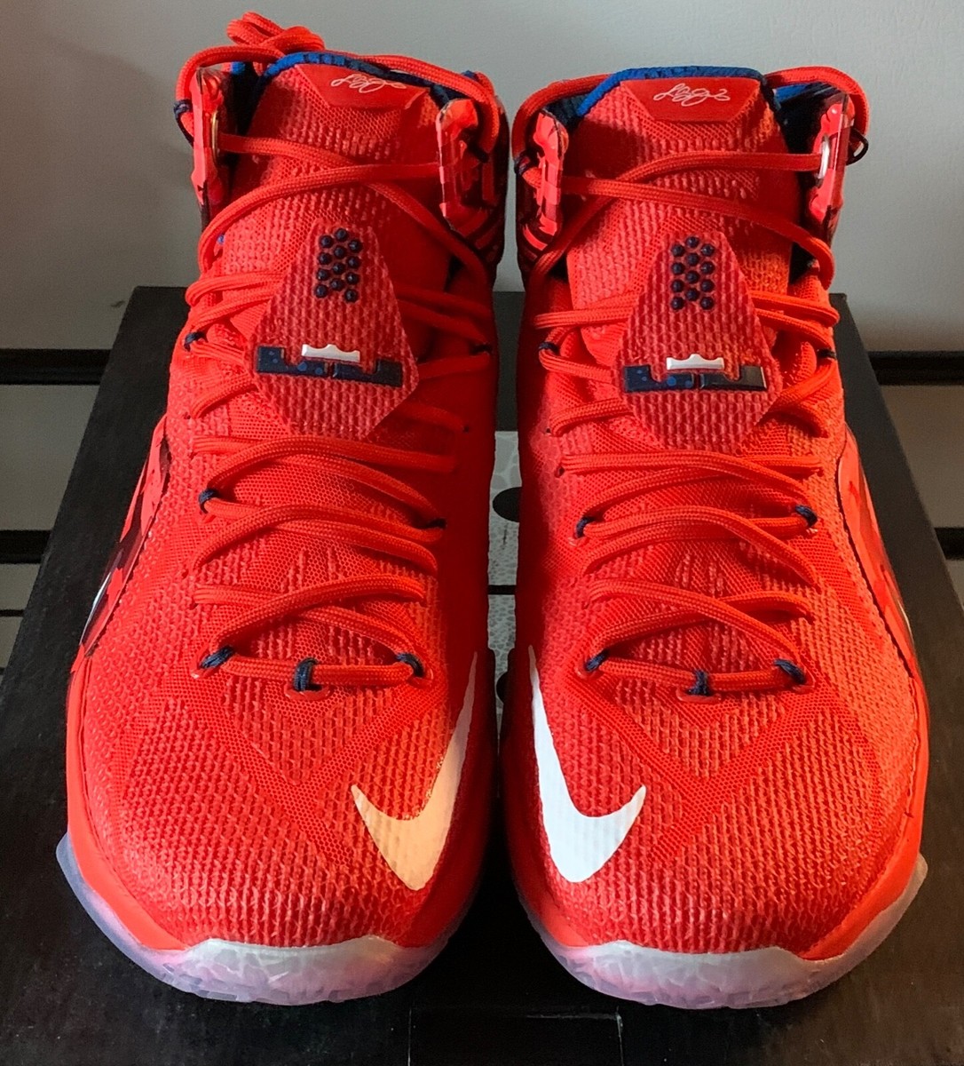 シューズ(男性用) NIKE LEBRON XII 12 INDEPENDENCE DAY Nike LeBron 12 Independence Day Men's - 684593-616/707781