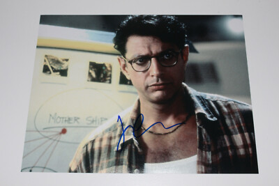 JEFF GOLDBLUM SIGNED AUTHENTIC 'INDEPENDENCE DAY' 11X14 PHOTO COA