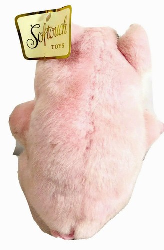 NWT Soft Touch Toys Pink Plush Pig 10” Seated Stuffed Animal Toy Soft Cuddley - Picture 5 of 8