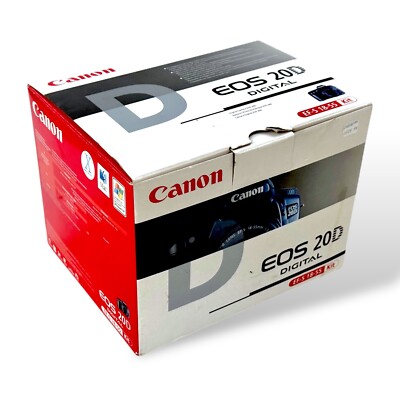 Canon EOS 20D 8.2MP Black Kit w/ EF-S 18-55mm Box Only No Camera Included