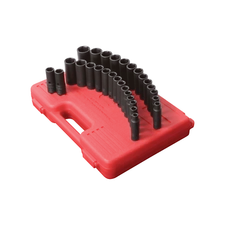 Sunex 5153DD 29 Pc 1/2" 6 Pt SAE and Metric Deep Impact Socket Set Brand New!