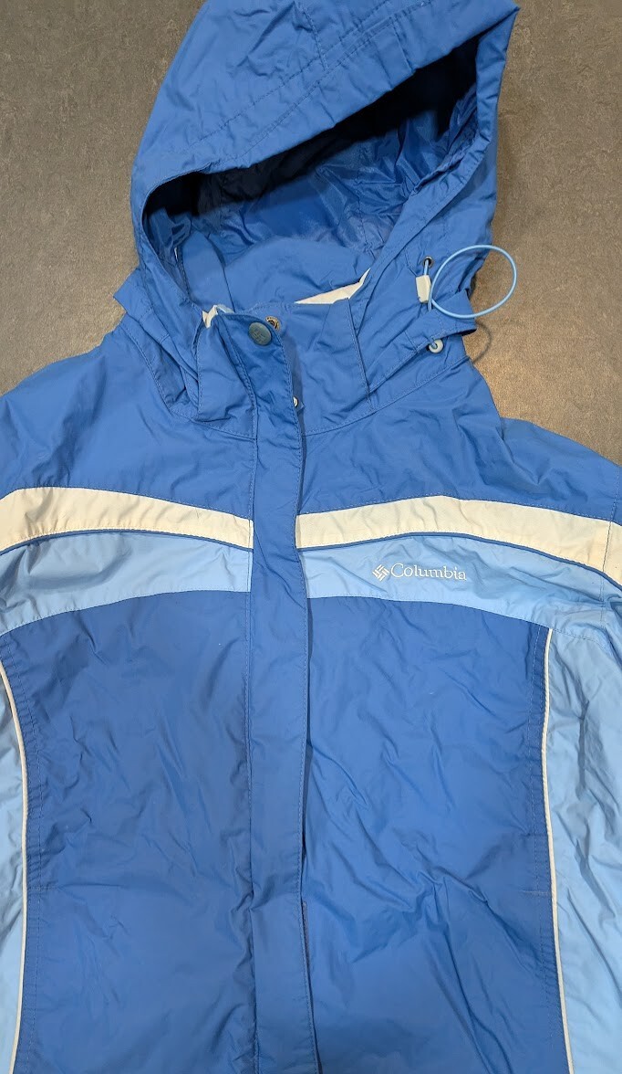Columbia "Interchange" Winter Shell: Blue/White (… - image 4