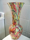 FENTON - DAVE FETTY VASE WITH CROWN STAMP - LE#551/1250 - NANCY FENTON SIGNED