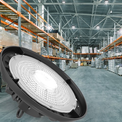 240W UFO LED High Bay Light 5700K Industrial Led Shop Lights for Warehouse, Gym - Picture 7 of 12