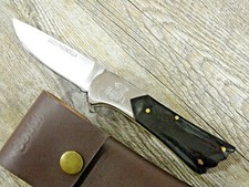 KNIFE COLTELLO 18 CM PAVONCELLA SARDEGNA SARDO MANICO CORNO DI BUFALO